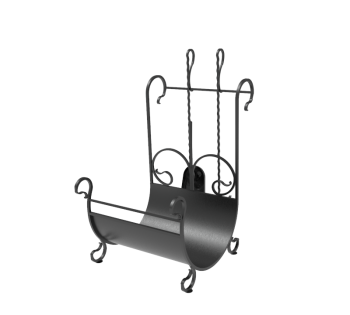 Каминный набор Сирий ГК880 (дровница, совок, кочерга)